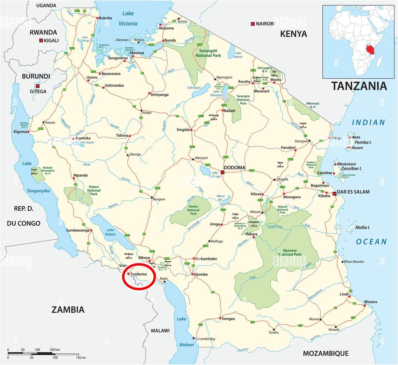 Ibirayi bimwe byinjira mu Rwanda byinjira muri Tanzania binyuze ahitwa Tunduma