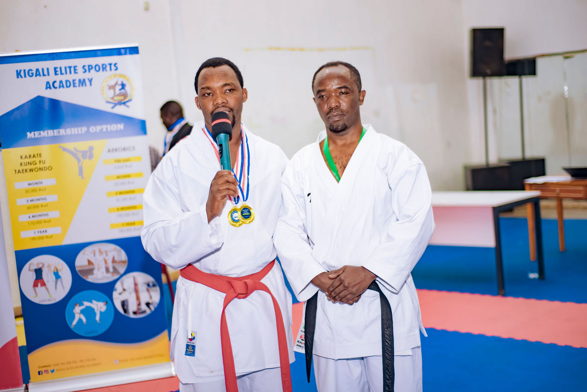 Nkurunziza Jean Claude wa KESA na Nkuranyabahizi Noël wa The Champions Sports Academy