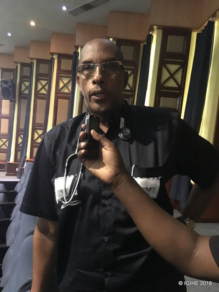 Dr. Joseph Ntarindwa, inzobere mu buvuzi bw’indwara z’umubiri harimo n’izifata impyiko