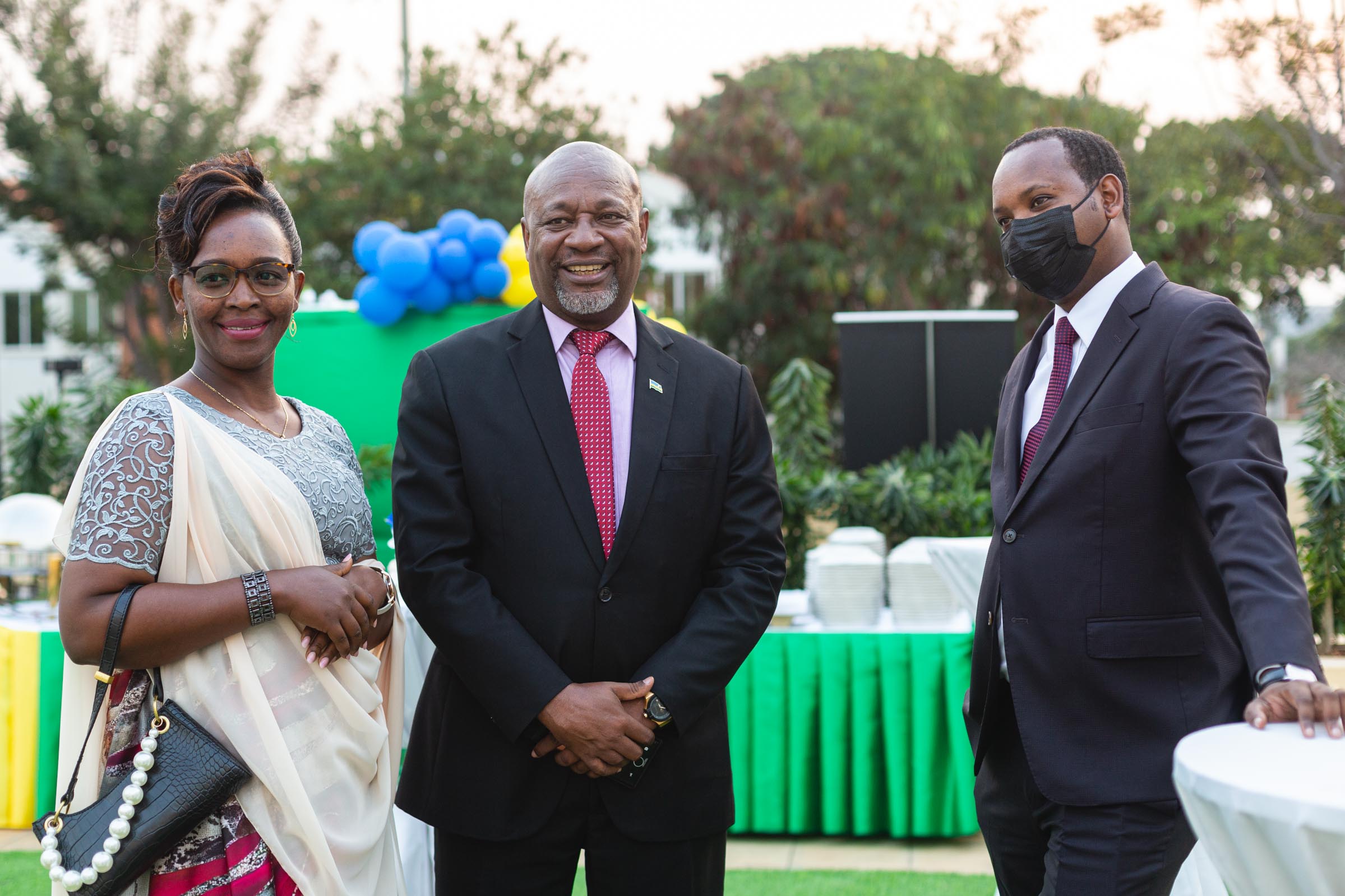 Ambasaderi w’u Rwanda muri Angola, Gasamagera Wellars yashimiye abitabiriye ibirori, cyane cyane Minisitiri w'Ububanyi n'Amahanga w'iki gihugu Tete Antonio
