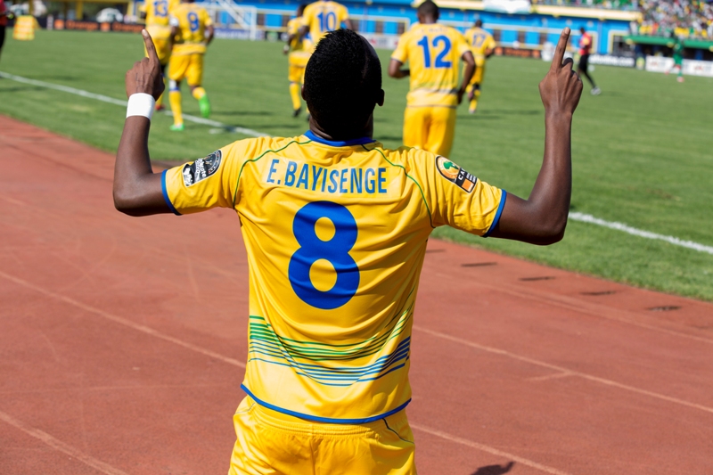 Emery Bayisenge yahesheje u Rwanda igitego cy'instinzi ku mukino ubanza