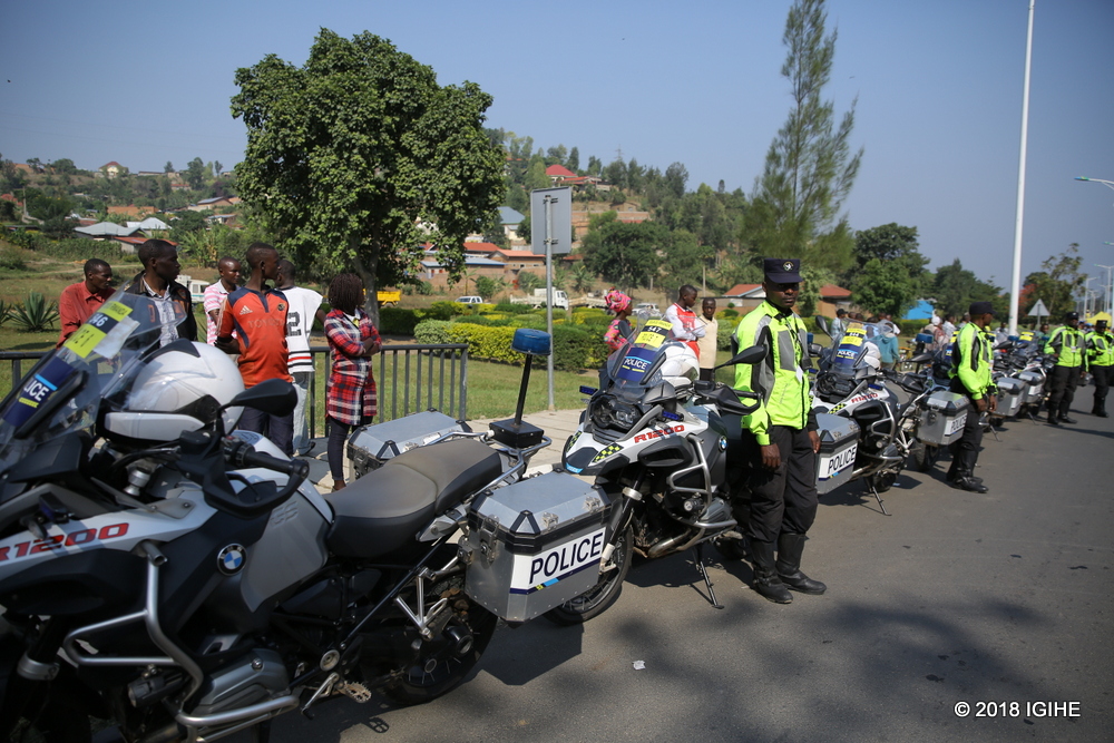 Umutekano wo mu muhanda aho Tour du Rwanda inyura urizewe. Polisi y'Igihugu iri maso