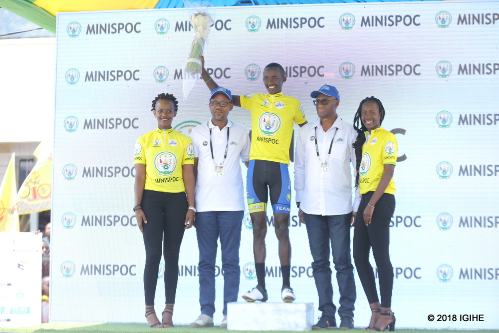 Mugisha Samuel aracyari ku isonga nyuma y'agace ka gatanu ka Tour du Rwanda