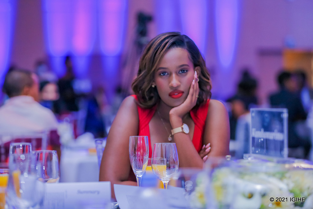 Nimwiza Meghan wabaye Nyampinga w'u Rwanda yitabiriye uyu muhango