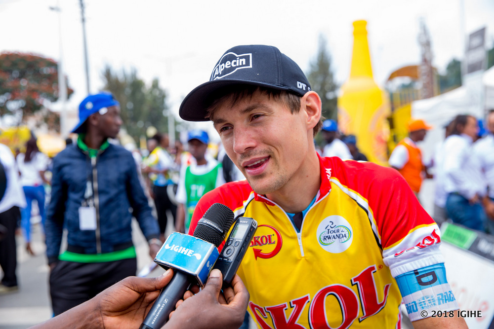 Umudage Julian Hellmann yatangarije IGIHE ko ashaka kwegukana uduce, ibya Tour du Rwanda ngo ntibirimo