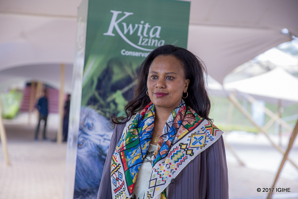 Minisitiri w’Umuco n’Ubukerarugendo muri Ethiopia, Dr. Hirut Weldemariam,ni umwe mu bazita ingagi amazina