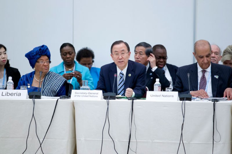 Inama ya TICAD iheruka yabereye i Yokohama mu Buyapani muri 2013, yitabiriwe n'Umunyamabanga wa Loni, Ban Ki Moon
