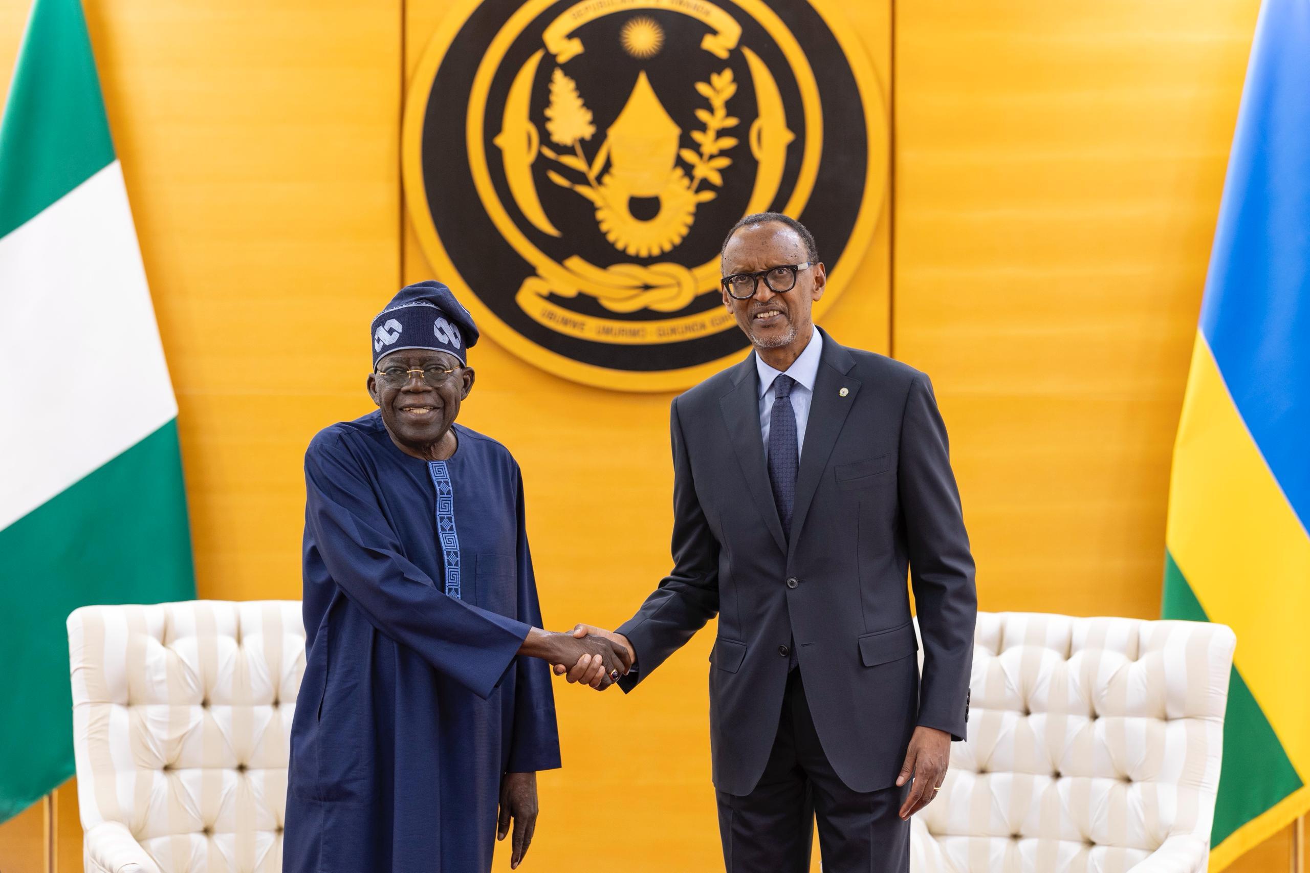 U Rwanda na Nigeria bifitanye imikoranire mu nzego zirimo umutekano, ubwikorezi bwo mu kirere n'ibindi