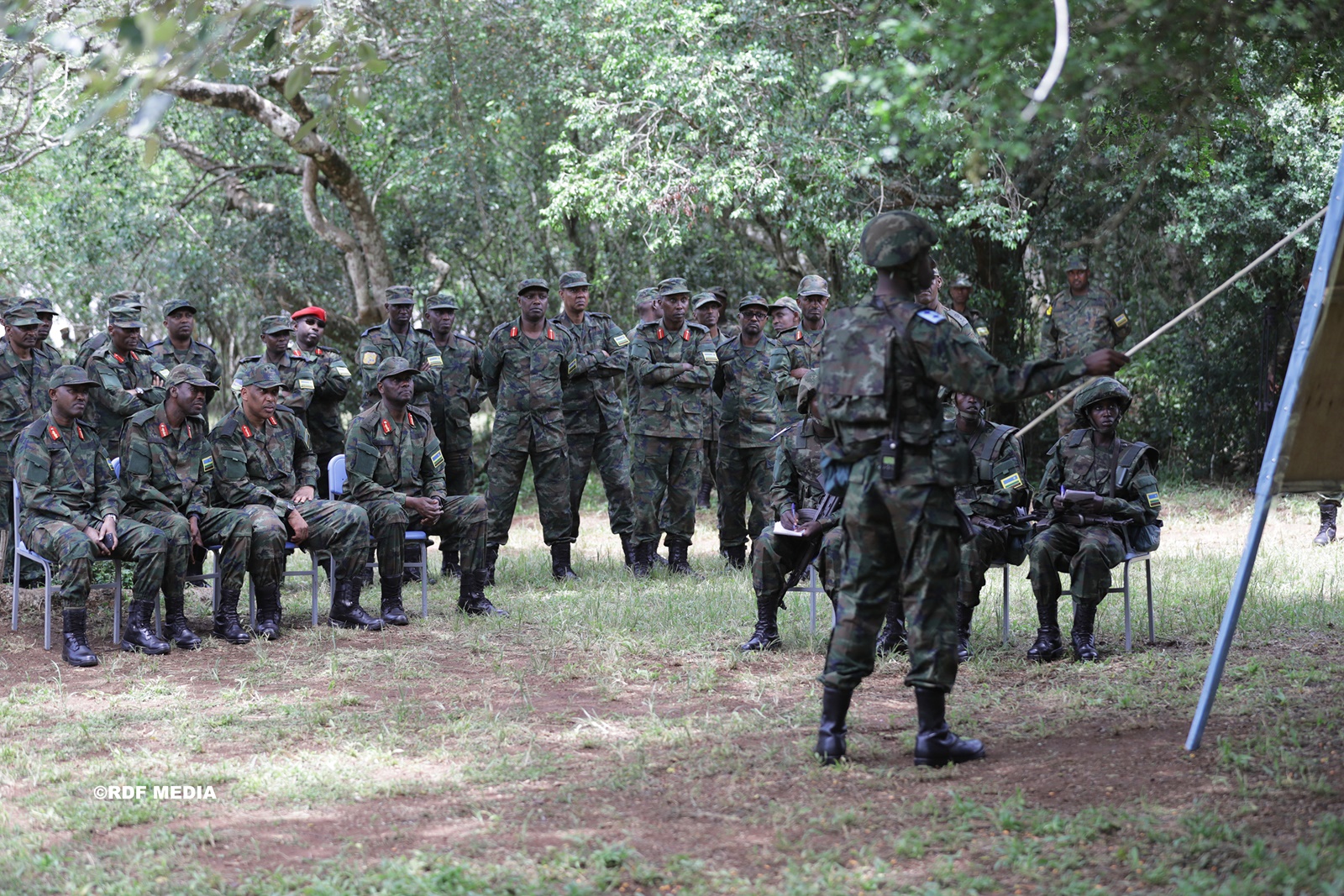 Ingabo z'u Rwanda zerekana ubuhanga budasanzwe mu gutegura urugamba