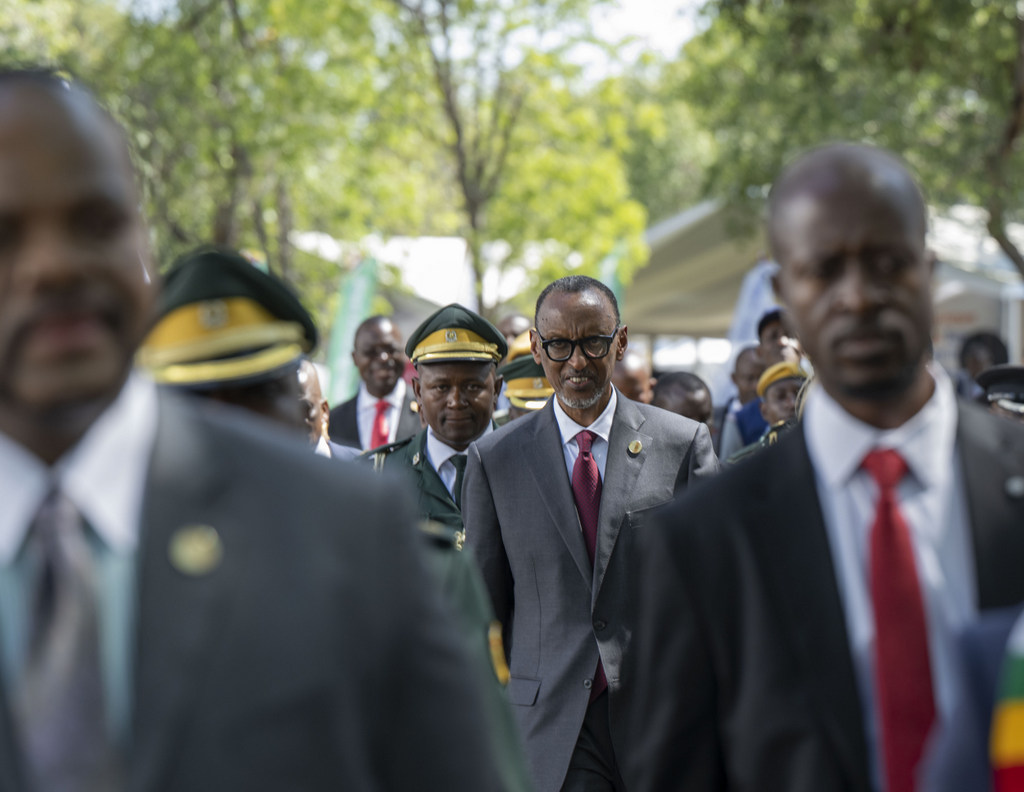 Perezida Kagame ubwo yitabiraga ibikorwa bya Transform Africa