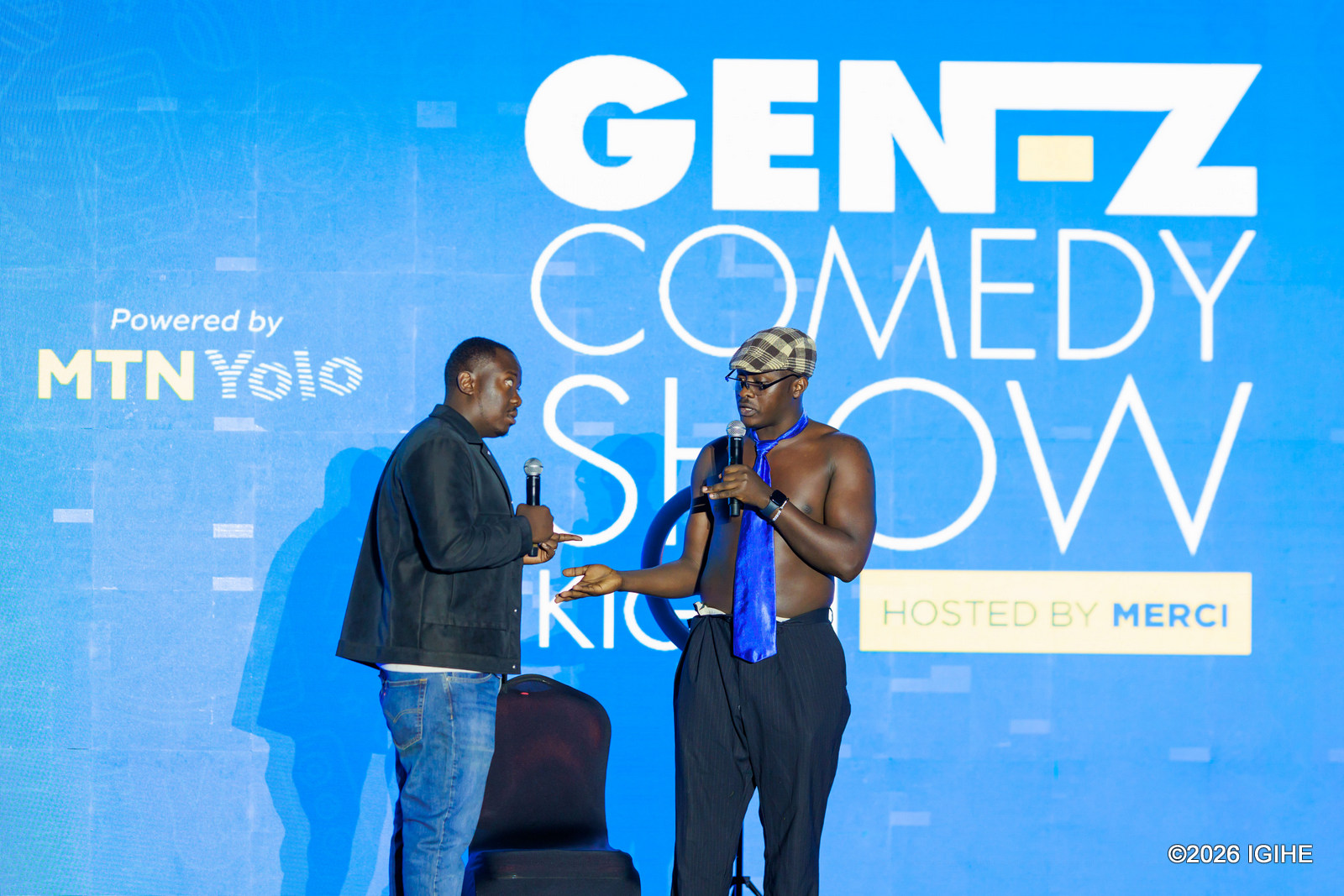 Killaman na Dogiteri Nsabii basekeje abitabiriye igitaramo cya Gen-Z Comedy