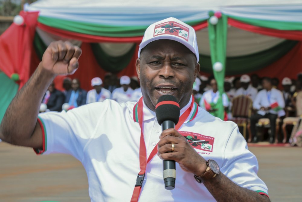 Gen Ndayishimiye mu kwezi gushize nibwo yatorewe gusimbura Nkurunziza