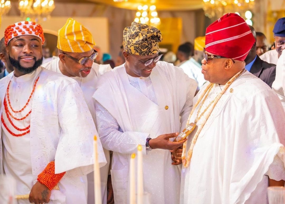 Ubukwe bwa Davido bwatashywe n'abarimo abacuruzi bakomeye muri Nigeria