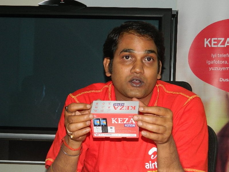 Uhagarariye ishami ry’ubucuruzi rya Airtel Rwanda bwana Indrajeet Singh
