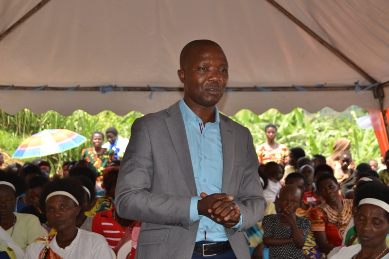 Umuyobozi w’Akarere ka Rusizi wungirije ushinzwe imibereho myiza y’abaturage, Nsigaye Emmanuel
