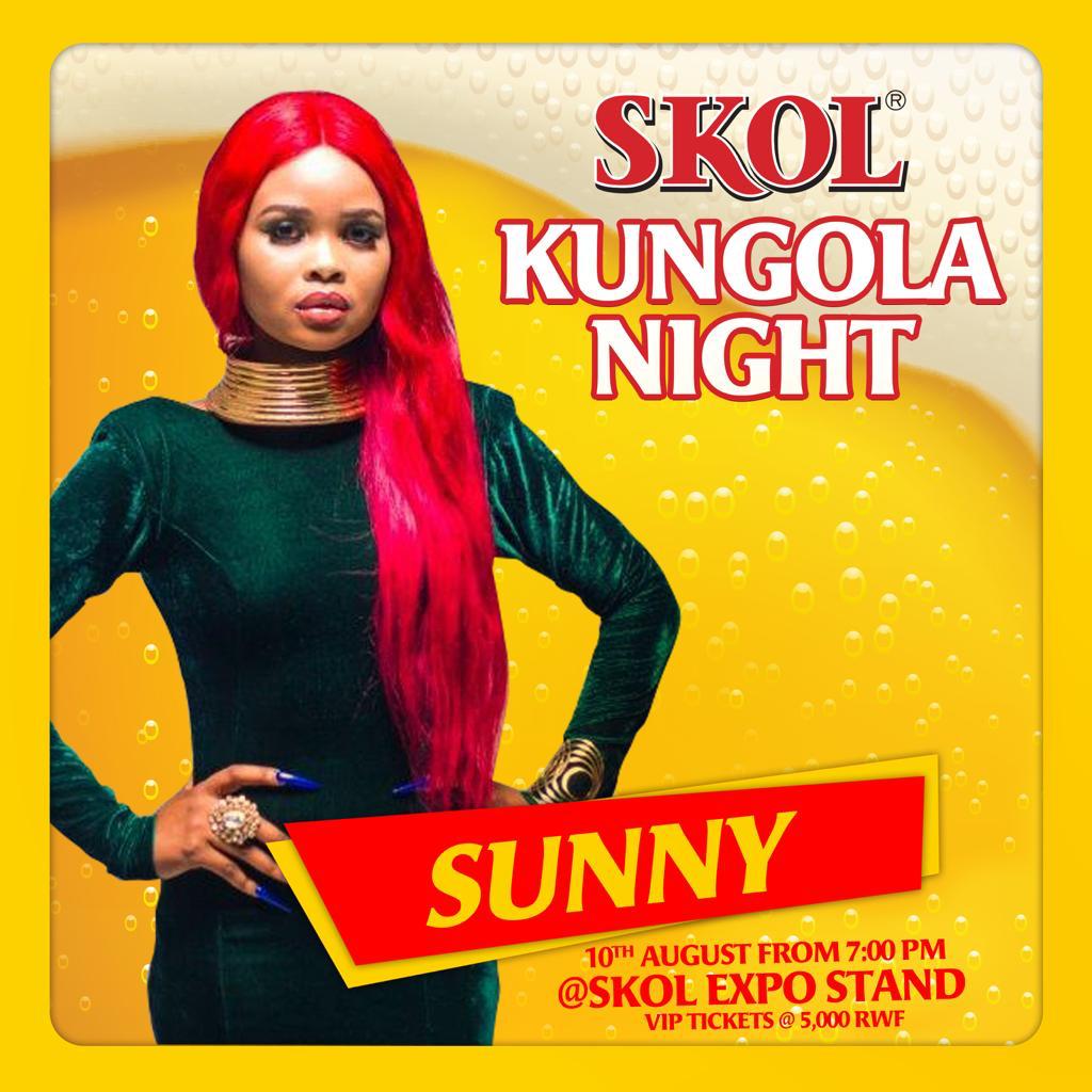 Umuhanzi Sunny azataramira abazasura aho Uruganda rwa Skol rumurikira ibikorwa byayo muri Expo ku wa 10 Kanama 2019