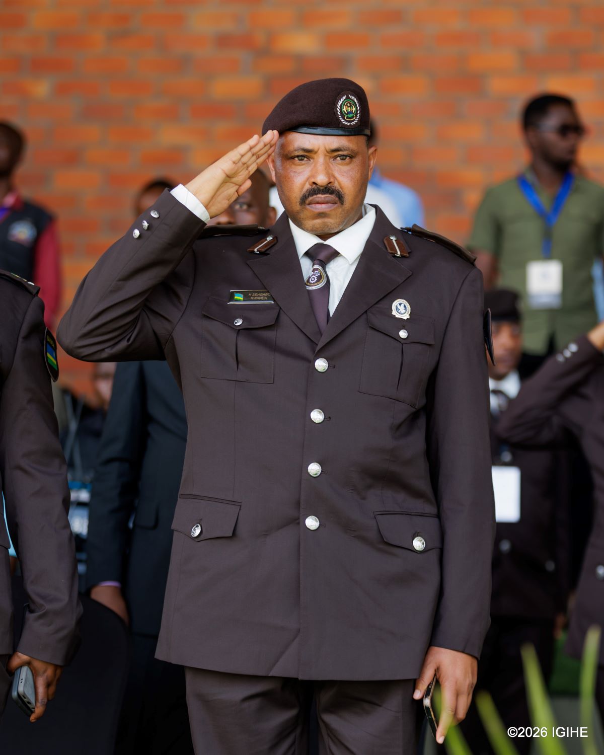 Umuvugizi wa RCS, CSP Hillary Sengabo ni umwe mu bitabiriye uyu muhango