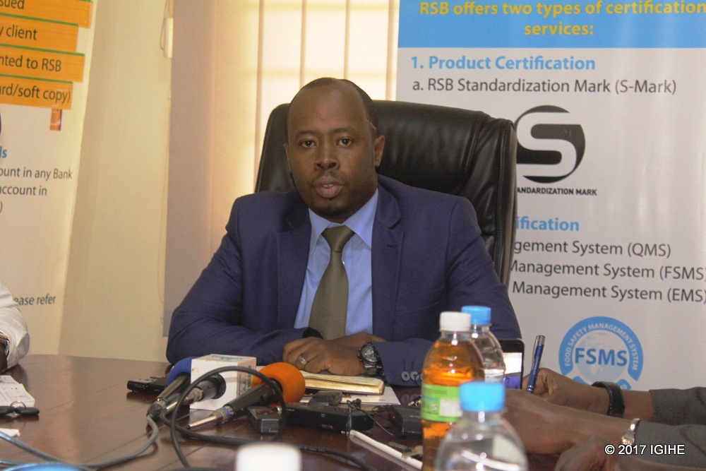 Umuyobozi Mukuru wa RSB, Raymond Murenzi