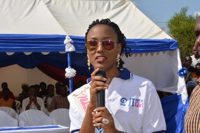 Mu ijambo rye, Nyampinga Akiwacu yasabye abakobwa kugira icyerekezo