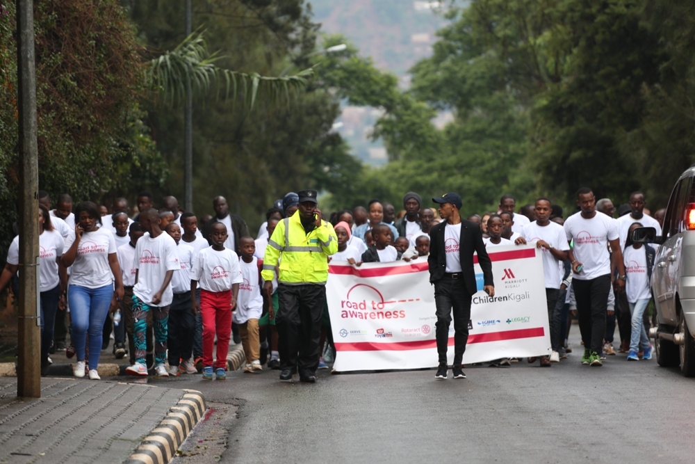 Urugendo rwazengurutse uduce dutandukanye tw'umujyi wa Kigali