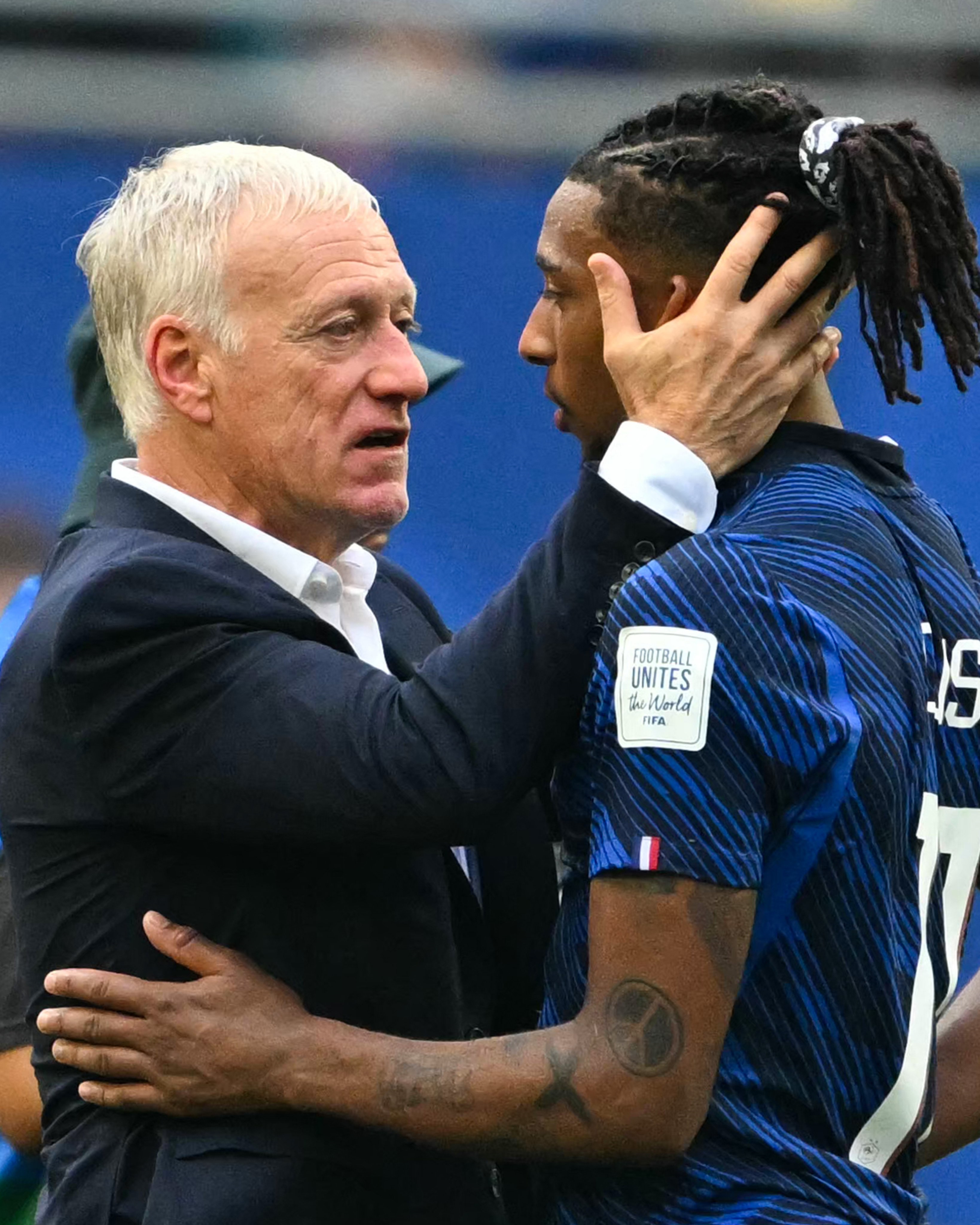 Didier Deschamps watoje umukino we wa nyuma mu Ikipe y'Igihugu y'u Bufaransa, ashimira Michael Olise wanditse amateka mashya yo gutanga imipira myinshi ivamo ibitego mu irushanwa rimwe