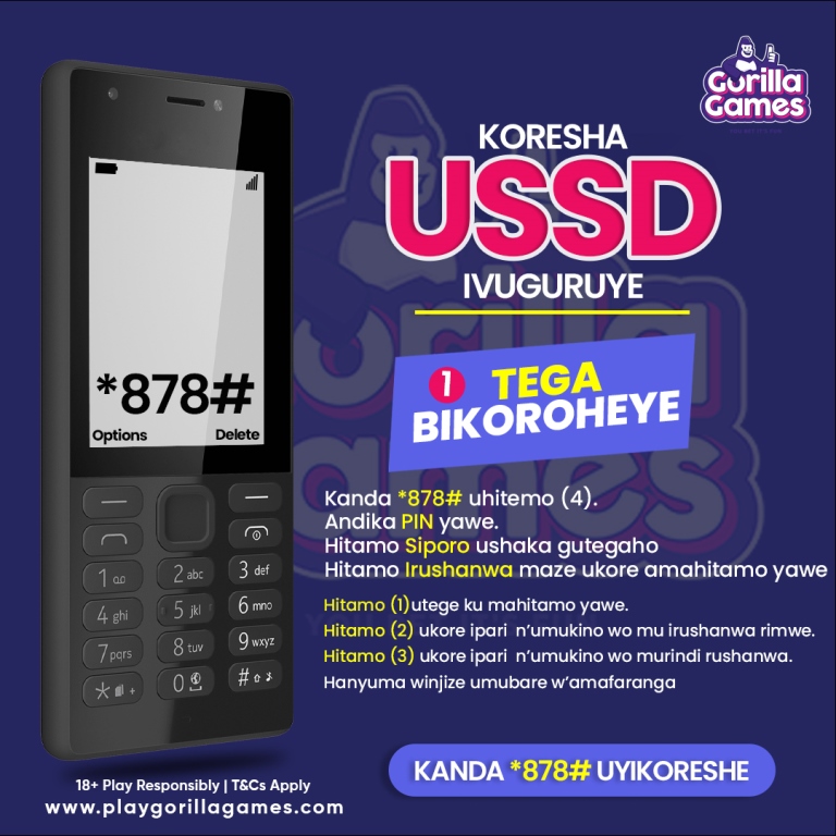 Inzira umuntu acamo ashaka gutega muri Gorilla Games