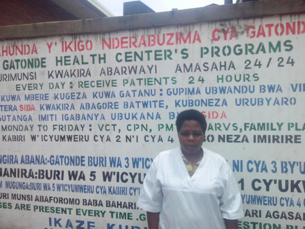 Uwingabire Edith, Umuyobozi w'Ikigo Nderabuzima cya Gatonde