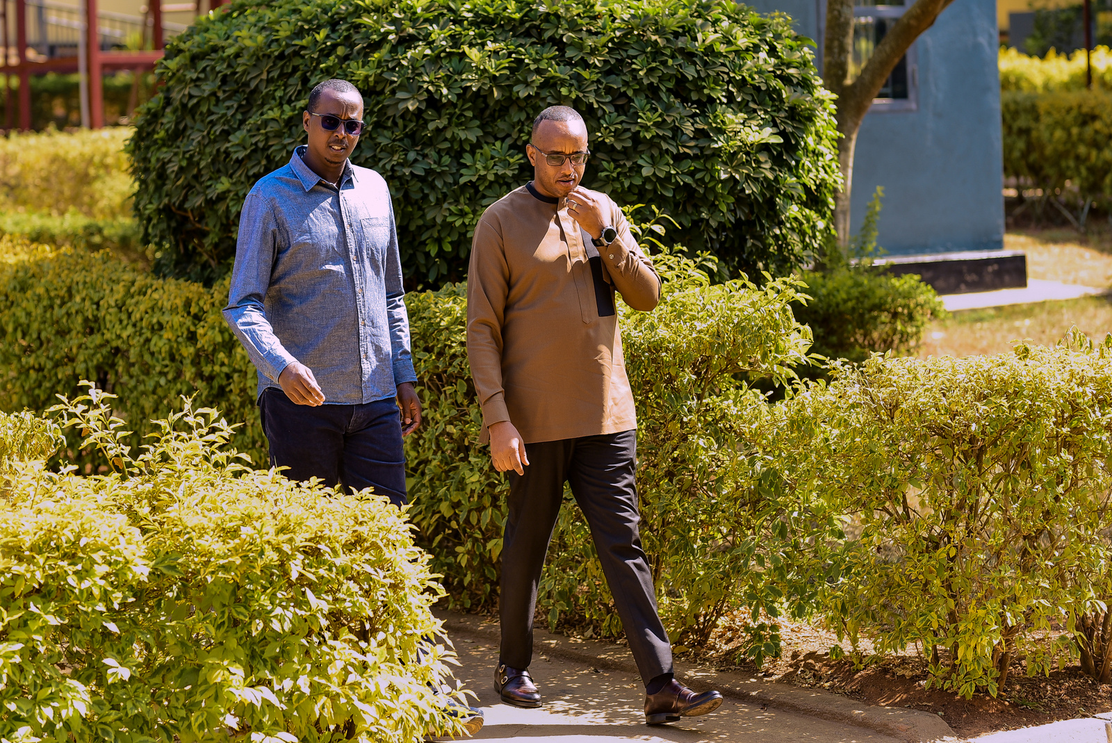 Meya w'Akarere ka Bugesera, Mutabazi Richard, yasuye aho amahugurwa ari kubera