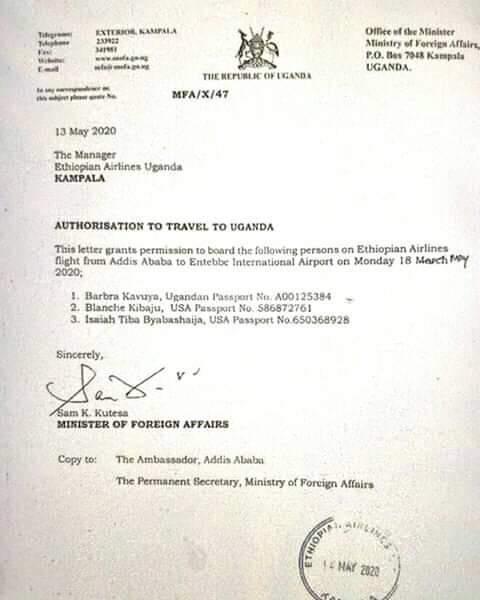 Minisitiri Kutesa yemereye umuherwe kugera muri Uganda anyuze i Addis Ababa