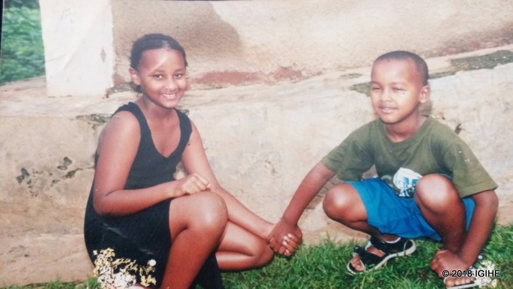 Iradukunda Liliane na musaza we