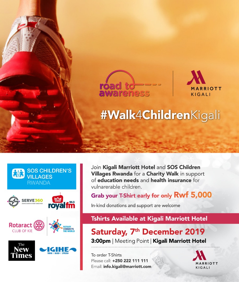 Igikorwa cya "Road for Awareness" giteganyijwe kubera mu Mujyi wa Kigali ku wa 7 Ukuboza 2019