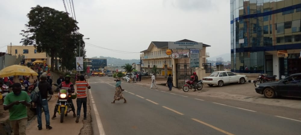 Ifoto yerekana kamwe mu duce twa Muhanga aho uyu mugabo yafatiwe