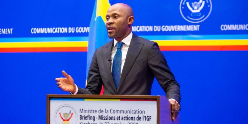 Patrick Muyaya ni umwe mu bacengezamatwara ba Kinshasa, badashaka kuvuga ukuri ku kibazo kiri mu Burasirazuba