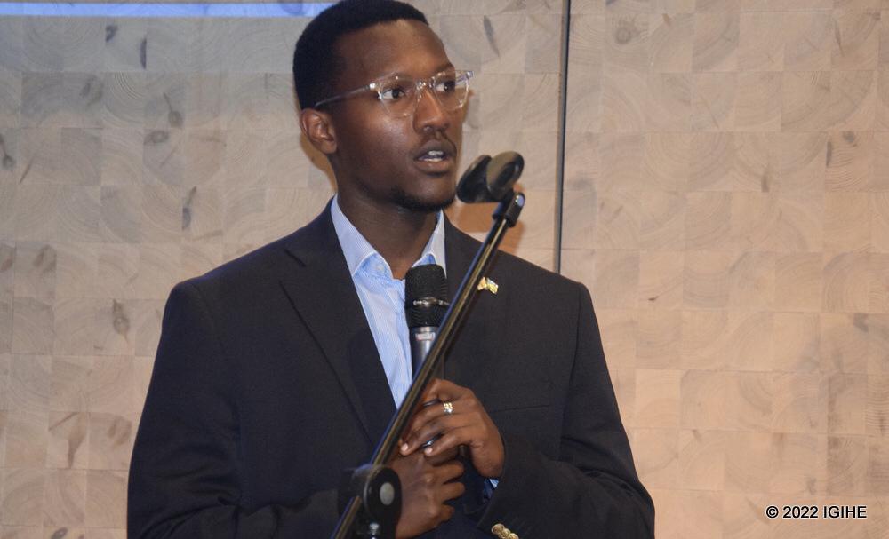 Umunyamabanga wa Mbere muri Ambasade y’u Rwanda mu Buholandi, Jean Hugues Mukama nawe ari mu bitabiriye uyu muhango