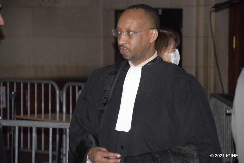 Me André Martin Karongozi na we ari mu banyamategeko baburaniye abiciwe ababo muri Jenoside yakorewe Abatutsi mu 1994 mu rubanza rwa Bucyibaruta Laurent
