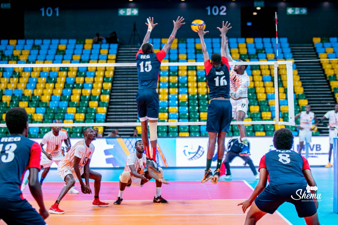 REG VC yatsinze Gisagara VC mu mukino uba witezwe na benshi mu bakunzi ba Volleyball mu Rwanda