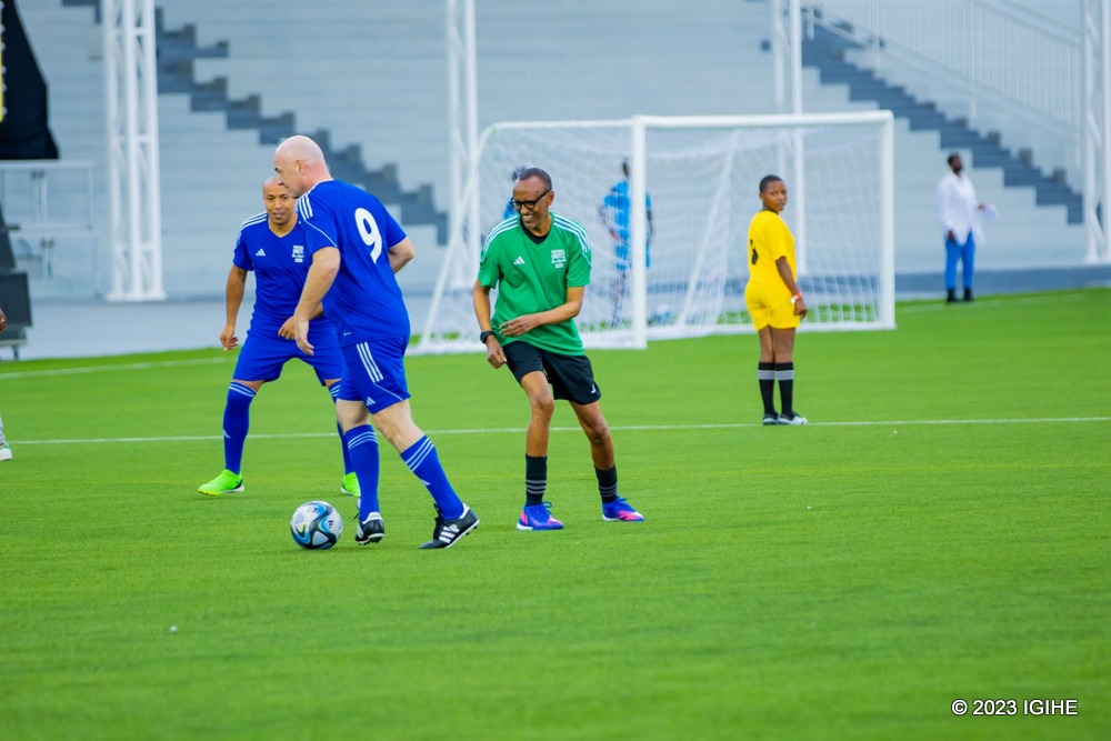 Ikipe ya Gianni Infantino ntiyahiriwe muri uyu mukino kuko yatsinzwe n'iya Perezida Kagame ibitego 3-2