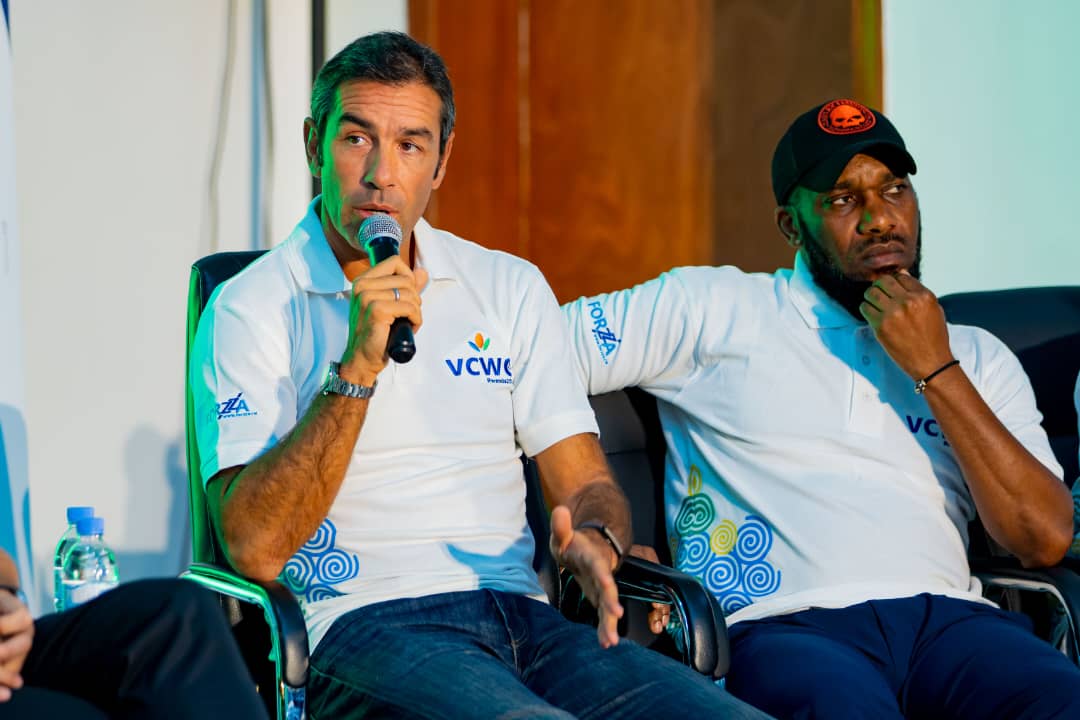 Abakanyujijeho Robert Pirès na Jay-Jay Okocha baganirije urubyiruko ku buryo bwarufasha kwiteza imbere