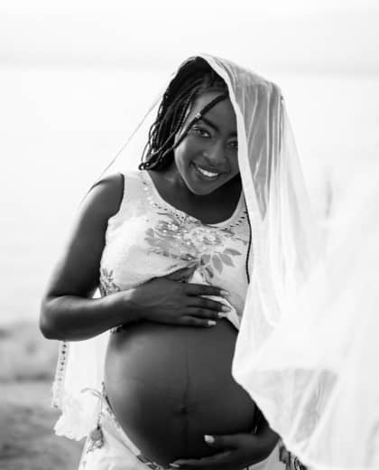 Niyonizera Judith yibarutse umwana w'umukobwa