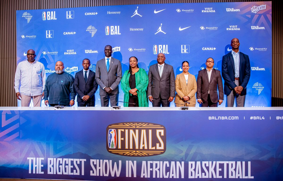 Abayobozi batandukanye bitabiriye ikiganiro n'itangazamakuru gitangiza BAL 2024