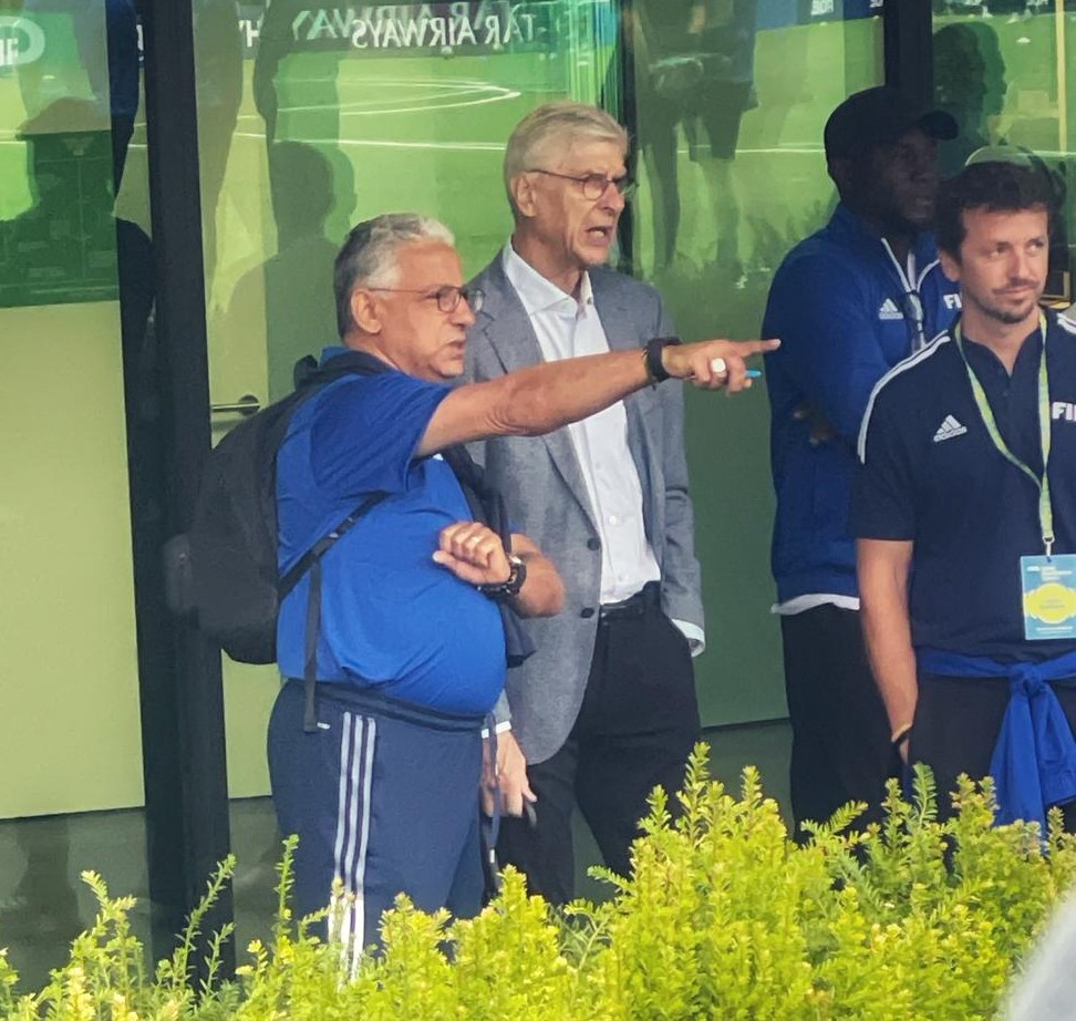 Adel Amrouche yakoranaga na Arsene Wenger muri FIFA