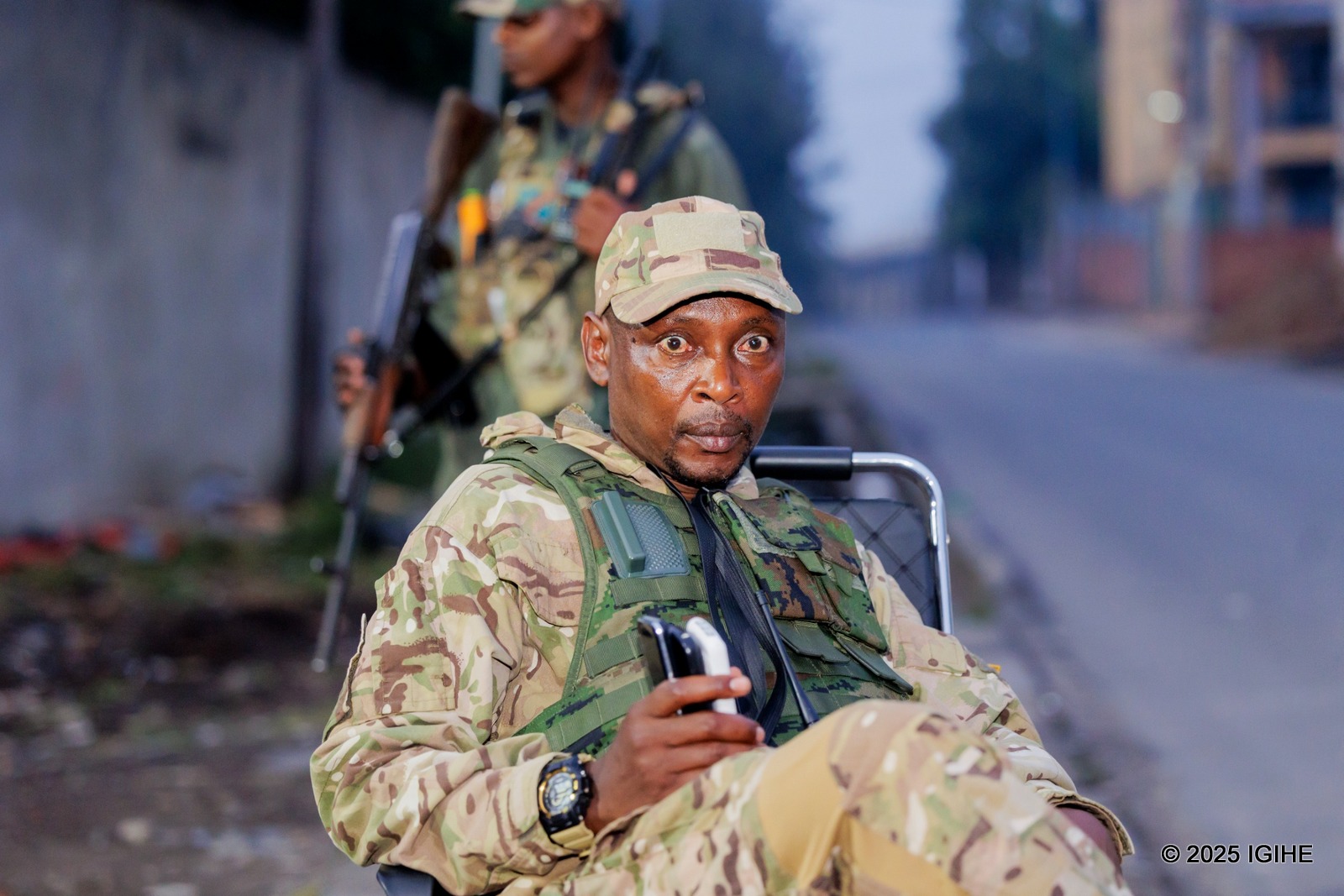Willy Ngoma agaragara mu bikorwa bitandukanye bihuza M23 n'abaturage