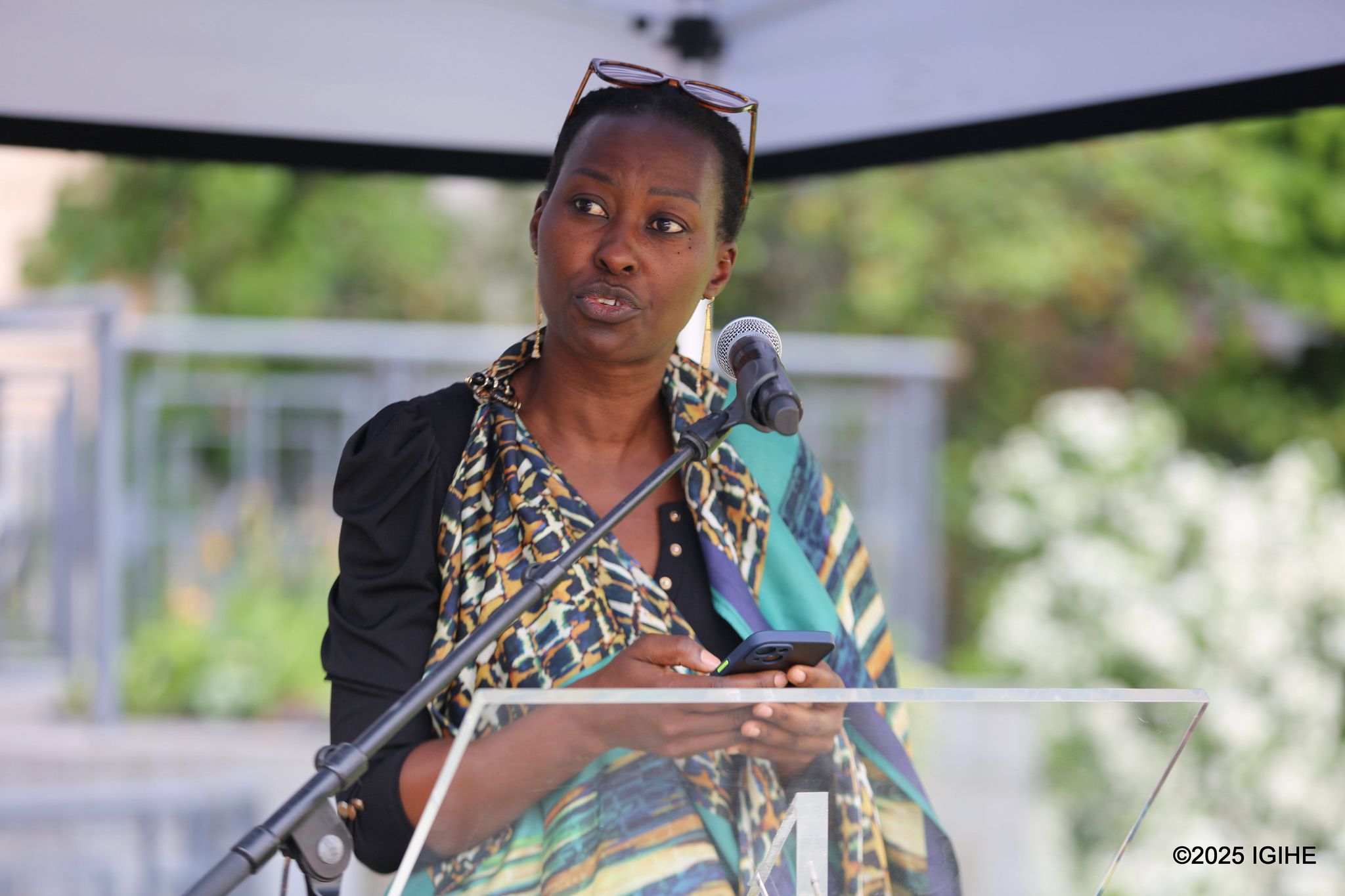 Tessa Bwandinga, we yashimye kuba ubuyobozi bw’Umujyi wa Namur bwifatanyije n’Abanyarwanda ndetse ashimangira ko kwibuka ari ukwereka ababyiruka amateka ngo atazisubiramo