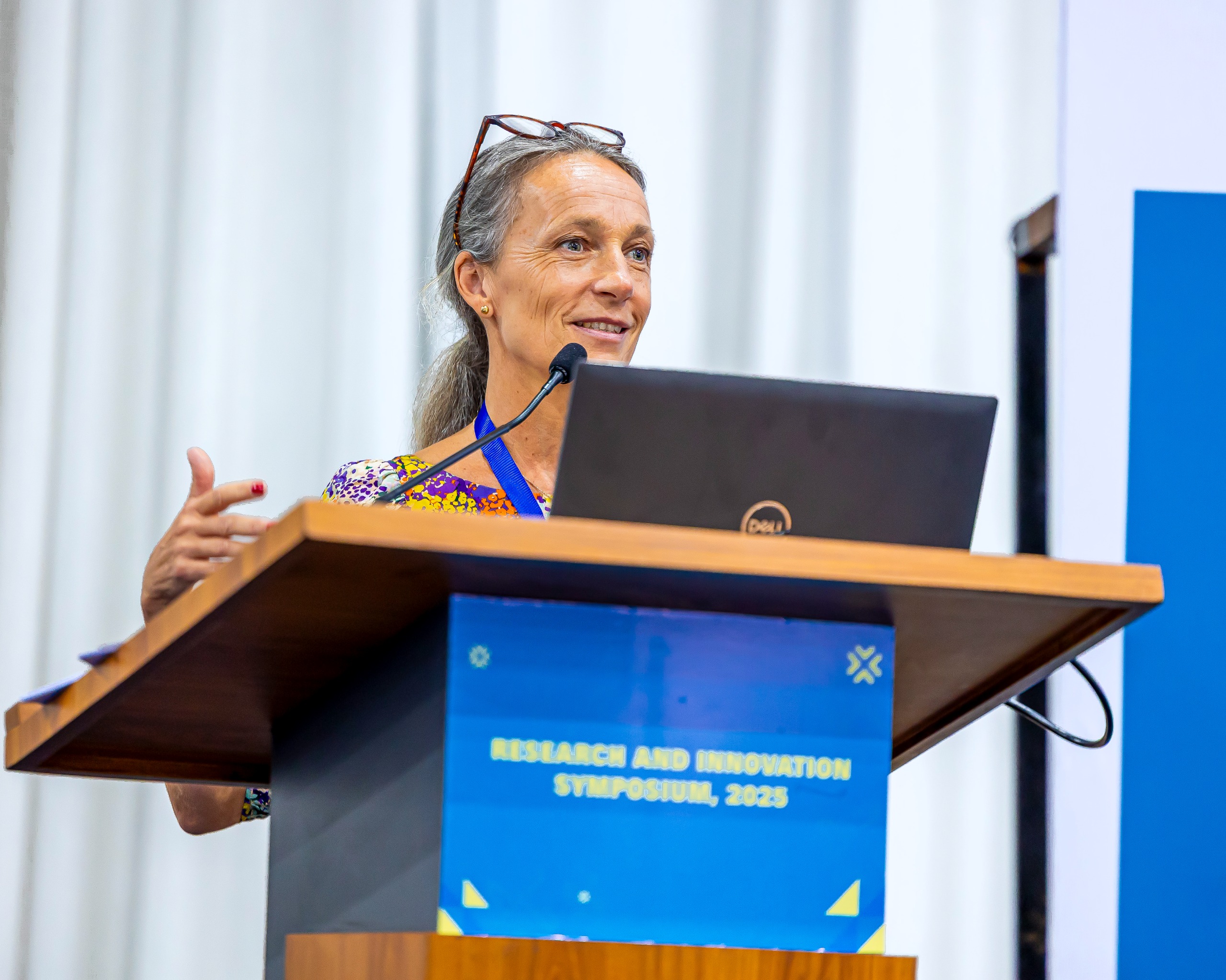 Umujyanama Mukuru mu bijyanye n’Ubushakashatsi muri Ambasade ya Suède mu Rwanda, Katarina Westman yavuze ko bishimishije kubona intambwe Kaminuza y’u Rwanda imaze gutera mu rwego rw’ubushakashatsi