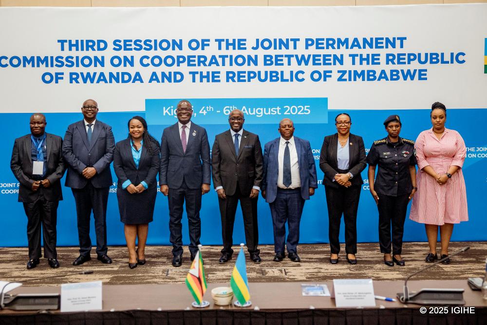 Inzego zitandukanye za Zimbabwe n'u Rwanda zimaze igihe ziga ku mahirwe y'imikoranire ku mpande zombi