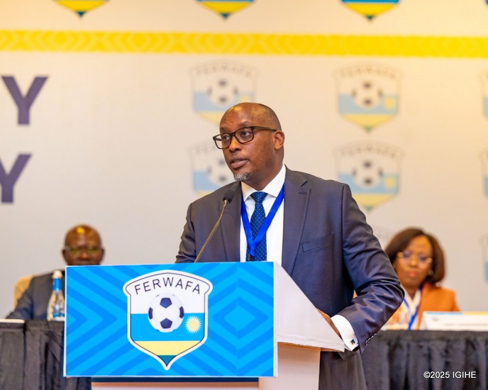 Mu ijambo rya mbere yagejeje ku banyamuryango ba FERWAFA, Shema Fabrice yijeje impinduka