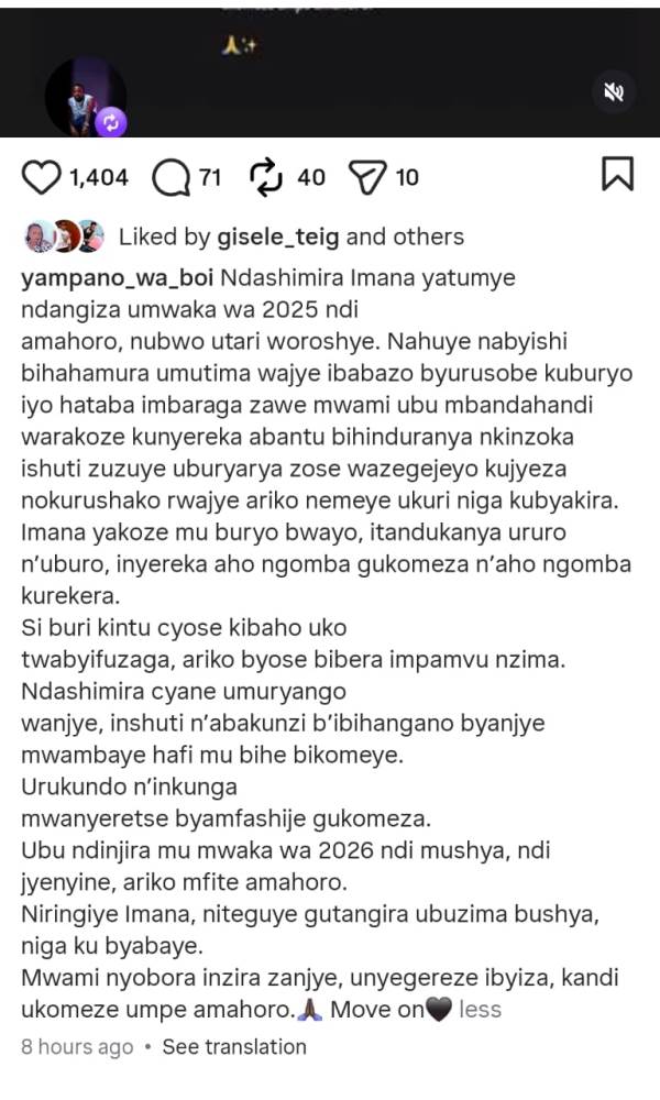 Inyandiko ya Yampano hari aho imugaragaza nk'uwishimira ko Imana yigijeyo abantu bose b'indyarya kugeza no ku mugore we (uwo yise urushako) ibica amarenga ko bashobora kuba baratandukanye