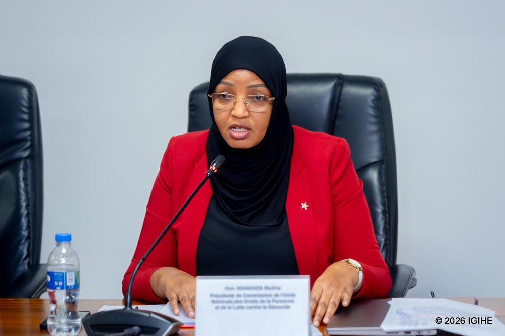 Perezida wa Komisiyo y'Ubumwe bw'Abanyarwanda, Uburenganzira bwa Muntu no Kurwanya Jenoside, Depite Ndangiza Madina, yasabye RCS gukomeza gushyira imbaraga mu gukurikirana abagororwa