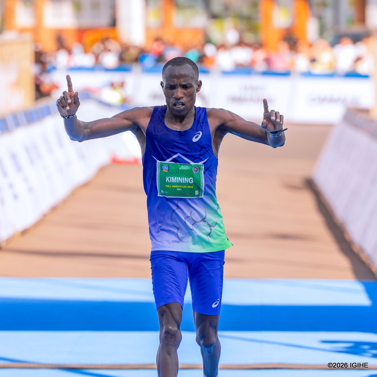 Shadrack Kimining wabaye uwa kabiri mu bagabo