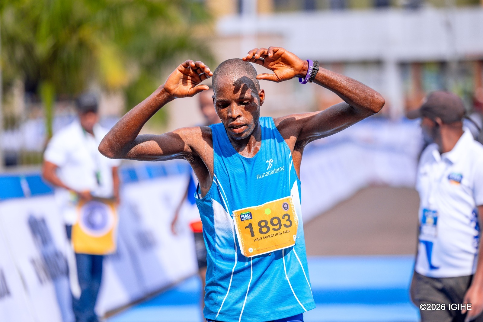 Oscar Kibet wo muri Uganda ni we wabaye uwa kabiri mu bagabo bakinnye Half-Marathon